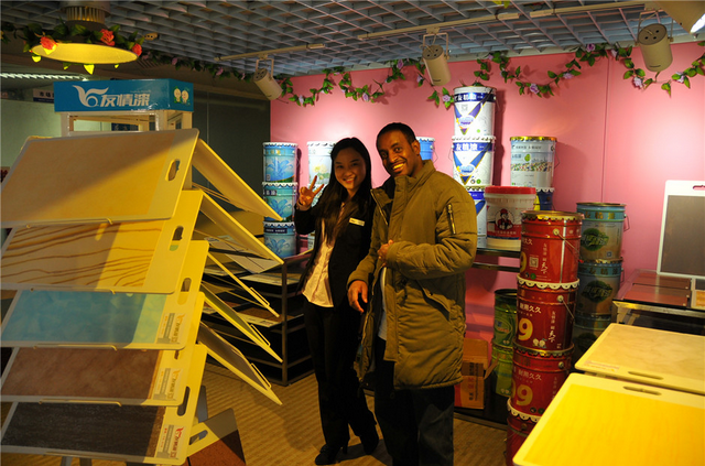 埃塞俄比亞客戶到訪友情漆 埃塞俄比亞客戶到訪友情漆