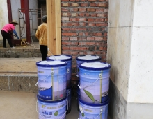 友情漆助力新農(nóng)村建設(shè)，打造美麗新家園。